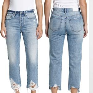 Charlie High Rise Straight Jeans NEW